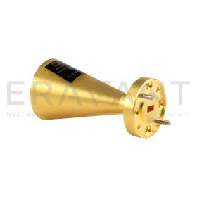 WR-10 Waveguide Conical Horn Antenna 20 dBi Gain