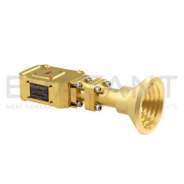 WR-28 Dual-Polarized Scalar Feed Horn Antenna