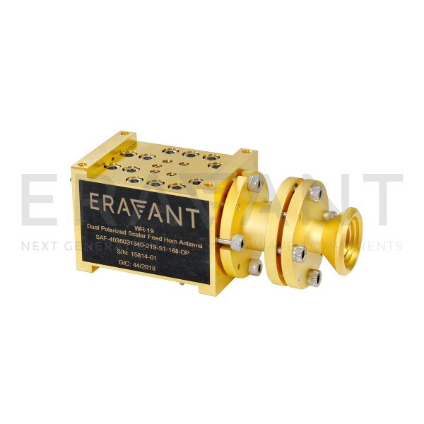WR-19 Dual-Polarized Scalar Feed Horn Antenna