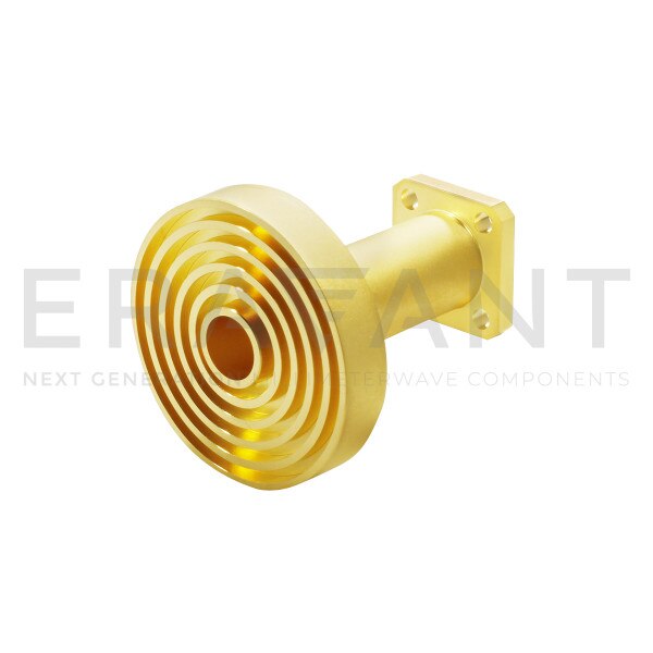 Ka-Band Choke Flange Feed Horn Antenna