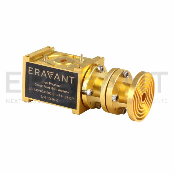 WR-19 Dual-Polarized Choke Flange Feed Horn Antenna | Eravant