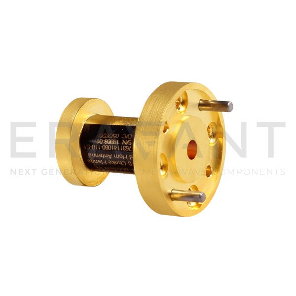 W-Band Choke Flange Feed Horn Antenna