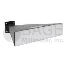 WR-62 Waveguide Sector Rectangular Lens Antenna