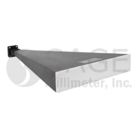 Custom WR-42 Waveguide Sector Rectangular Lens Antenna