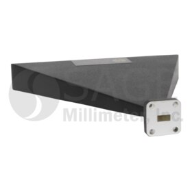 WR-28 Waveguide Sector Rectangular Lens Antenna