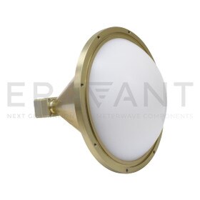 WR-28 Waveguide Lens Corrected Antenna
