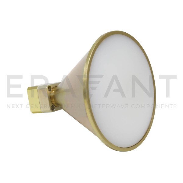 WR-28 Waveguide Spot-Focusing Lens Antenna 25.5 to 26.5 GHz