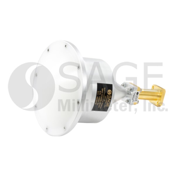 WR-28 Waveguide Spot-Focusing Lens Antenna 26.5 to 40 GHz