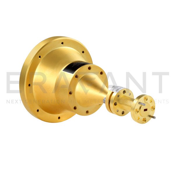 WR-12 Waveguide Spot-Focusing Lens Antenna
