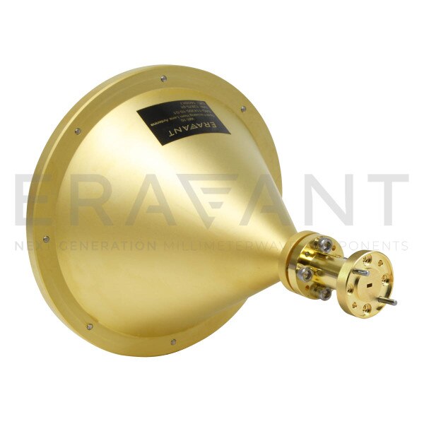WR-10 Waveguide Spot-Focusing Lens Antenna