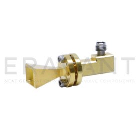 WR-15 Coaxial Rectangular Horn Antenna 1.85 mm (F), Right Angle