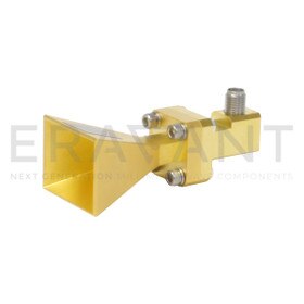 WR-34 Coaxial Rectangular Horn Antenna 2.92 mm (F), Right Angle
