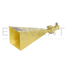 WR-34 Coaxial Rectangular Horn Antenna 22 to 33 GHz, Right Angle