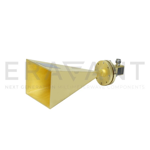 WR-22 Coaxial Rectangular Horn Antenna 23 dBi Gain, 33 to 50 GHz, 2.4 mm (F)