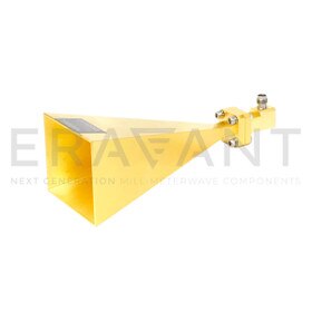 WR-28 Coaxial Rectangular Horn Antenna 23 dBi Gain, 26.5 to 40 GHz, 2.4 mm (F)