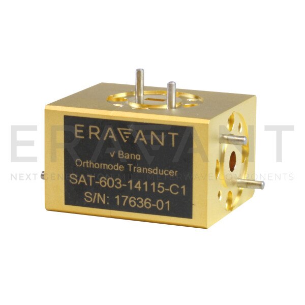 V-Band Orthomode Transducer 58 to 62 GHz