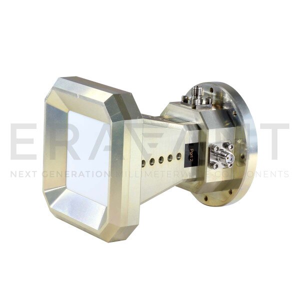 Broadband Dual-Polarized Quad-Ridged Horn, Weather Resistant