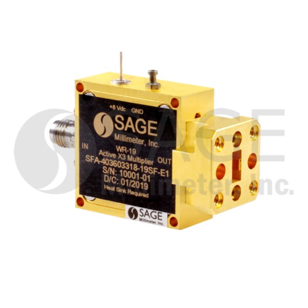 Ka-Band Low Noise Amplifier with Uni-Guide™ 26.5 to 40 GHz, 20 dB Gain