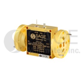 Q-Band Low Noise Amplifier with Uni-Guide™ 33 to 50 GHz