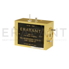 E-Band Low Noise Amplifier 60 to 90 GHz, 20 dB Gain WR-12 Waveguide