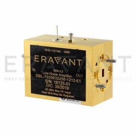 E-Band Low Noise Amplifier, 70 to 90 GHz, 22 dB Gain