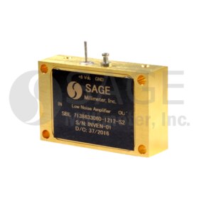 E-Band Low Noise Amplifier 20 dB Gain, 4.0 dB Noise Figure