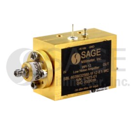 E-Band Power Amplifier +12 dBm P1dB, 1 mm (F)