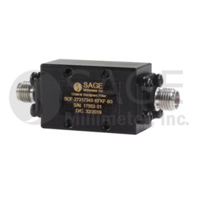 SMA Coaxial Bandpass Filter 4 to 12 GHz