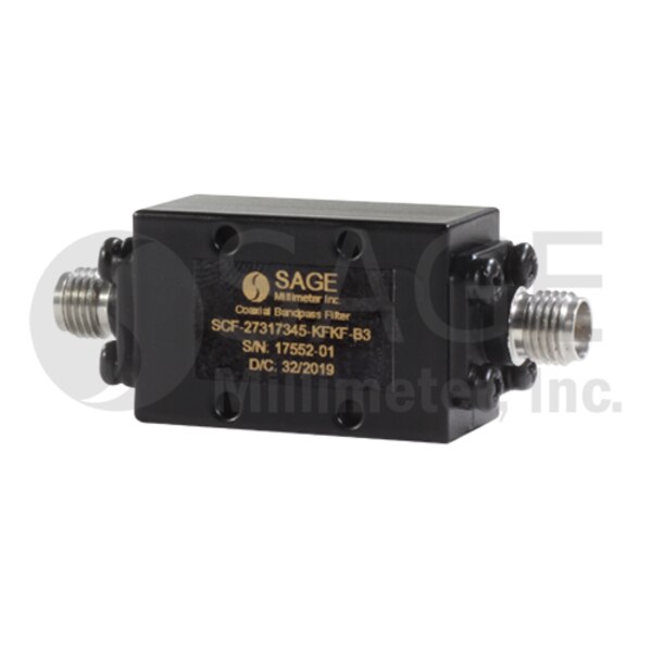 SMA Coaxial Bandpass Filter 4 to 12 GHz