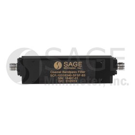 SMA Coaxial Bandpass Filter 2 to 18 GHz