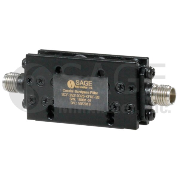 SMA Coaxial Bandpass Filter 11.7 to 13.7 GHz