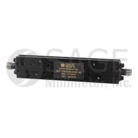 SMA Coaxial Bandpass Filter 18.0 to 24.0 GHz