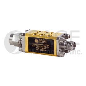 2.92 mm Coaxial Lowpass Filter 30 dB Rejection from 33 to 50 GHz