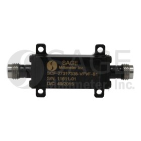1.85 mm Coaxial Bandpass Filter