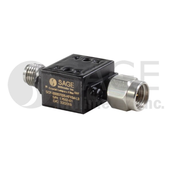 2.92 mm Coaxial Lowpass Filter DC to 33 GHz