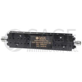 2.92 mm Coaxial Bandpass Filter