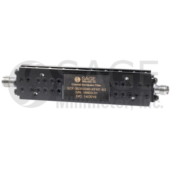 2.92 mm Coaxial Bandpass Filter