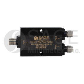 2-Way Coaxial Power Splitter 2 to 40 GHz