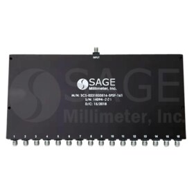 16-Way Coaxial Power Splitter 6 to 18 GHz