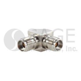 Right Angle (90°) Coaxial Adapter 2.4 mm (F) to 2.4 mm (F)