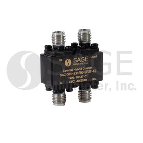 90 Degree Coaxial Hybrid Coupler 6 to 18 GHz