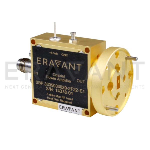 X4 Active Frequency Multiplier with Uni-Guide™ 40 to 60 GHz, +22 dBm Output Power, WR-19 Waveguide, U-Band | Eravant