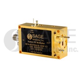 X3 Active Frequency Multiplier In-line WR-12 Waveguide
