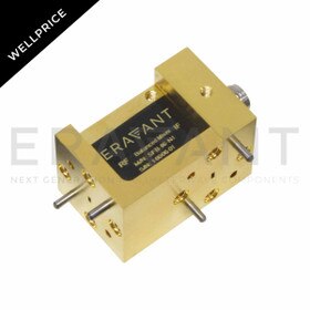 D-Band Externally Biased Balanced Mixer, Wellprice, 110 to 170 GHz, DC to 40 GHz IF, +3 dBm LO Power, WR-06 Waveguide