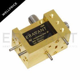 W-Band Externally Biased Balanced Mixer, Wellprice, 75 to 110 GHz, DC to 35 GHz IF, +3 dBm LO Power, WR-10 Waveguide