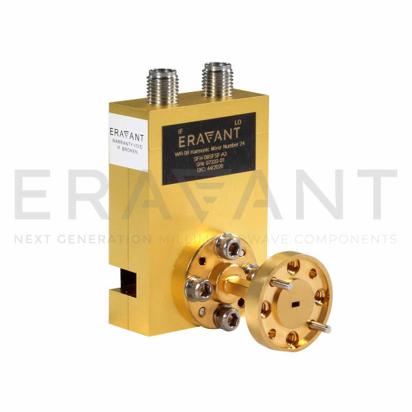14th Harmonic Mixer, 50 to 75 GHz RF, 3 to 6.1 GHz LO, DC to 1.3 GHz IF, WR-15 Waveguide, V-Band