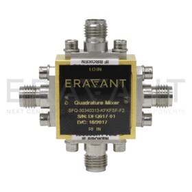 Broadband Quadrature Mixer, 20 to 42 GHz, DC to 5 GHz IF, +18 dBm LO Power, 2.92 mm (F)