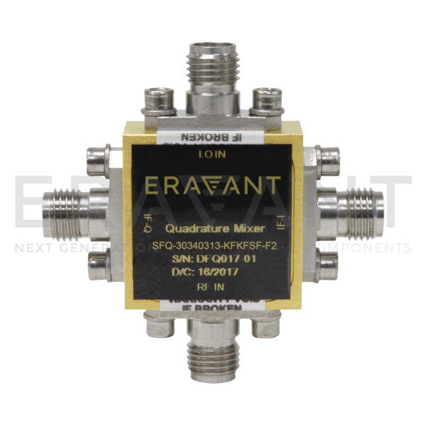 Broadband Quadrature Mixer, 20 to 42 GHz, DC to 5 GHz IF, +18 dBm LO Power, 2.92 mm (F)