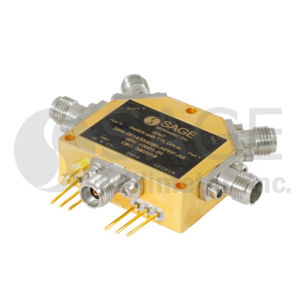 Broadband Absorptive SP4T PIN Diode Switch