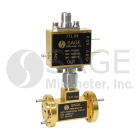 W-Band Reflective SPST PIN Diode Switch 75 to 110 GHz